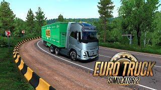 Euro Truck Simulator 2. TruckersMP. Ночной рейс  Дорога дураков.