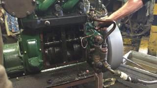Lister JP2 with crankcase removed