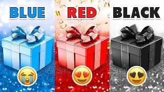 Choose Your Gift!  Blue, Red or Black ️ How Lucky Are You? 