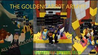 GoldenCarr0t Army! (Roblox Islands Raid)