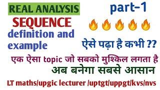 #sequence SEQUENCE | REAL ANALYSIS | B.Sc MATHS | LT MATHS | LECTURER | UPPGT | NVS | KVS | DSSSB |