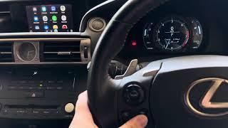 2014 Lexus IS350 installed wireless OEM CarPlay kit from CrownFocus