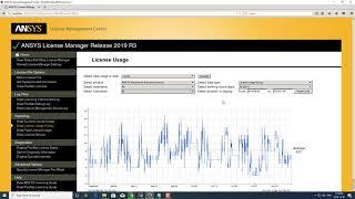 ANSYS Licensing Management Center - License Usage Reporting Functions
