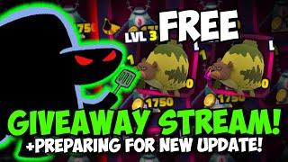 [FREE SEA BEARS] New Update Prep Stream & MEGA Giveaways! | Spongebob Tower Defense