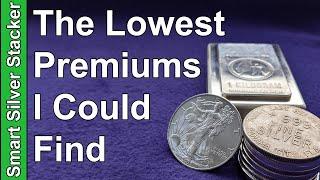 Tired Of High Premium Silver Bullion? These Are The Best Deals I Could Find