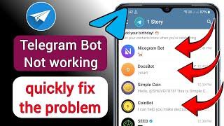 How To Fix Telegram Bot Not working || Telegram Bot Not working quickly fix the problem