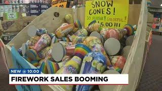 Firework sales steady, despite inflation, supply chain disruptions