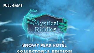 MYSTICAL RIDDLES SNOWY PEAK HOTEL CE FULL GAME Complete walkthrough gameplay - ALL COLLECTIBLES