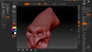 Введение в Zbrush :  Резолюция Dynamesh часть 1 урок 13