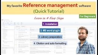 Best Free Reference Management Software || Mendeley || How to use || Install || Word plugin || cite