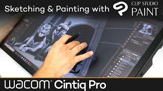 Cintiq Pro 27: Sketching & Painting with Clip Studio Paint