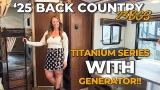 New TITANIUM SERIES Outdoors RV Back Country 23BCS! 4 Seasons, On Board Gen, & 100 gallons of water!