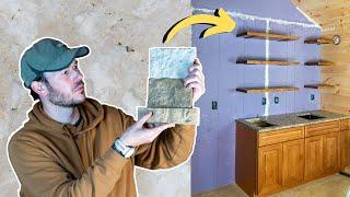 Can These FAKE STONES Really Transform My CABIN'S KITCHEN ? - EP 72