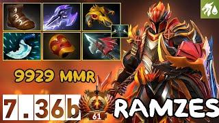 Ramzes - Dragon Knight - 9929 MMR - 7.36b - Immortal Dota 2 Pro Plays