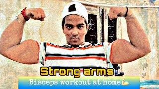 Workout At Home || aumlate Bnate Bnate Khrb Hogya||2021|| (SAIYAM KAPOOR) BISCEPS#vlog28