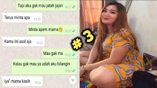 Bocah dilarang nonton!!! prank chat lucu part 3 - open bo mama tiri