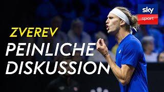 Zverev diskutiert mit Schiedsrichter - trotz Unrecht! | Sky Sport Tennis