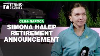 Simona Halep Announces Retirement | 2025 Cluj-Napoca