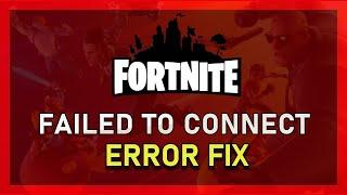 Fortnite - How to Fix "Failed to Connect to Network Backend Services" on Windows 10