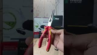 Insulated Knipex Snipe Nose Side Cutting Pliers (Stork Beak Pliers)