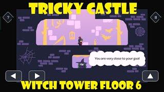 Tricky Castle Witch Tower Floor 6 (51 - 60) and Bats Gameplay.