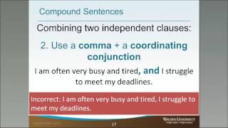 Compound Sentences