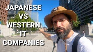 Western vs Japanese IT companies in Japan. Web Dev explains.