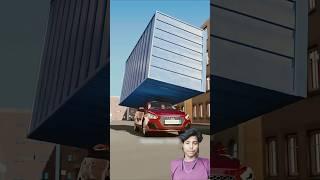 Contener Crush A Car  Unknown Facts #shorts #facts #factsvideo