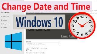 How to Change Date and time in Windows 10