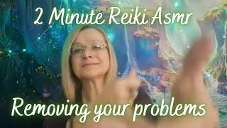 Reiki to remove your problems. ASMR lapis lazuli crystal healing