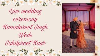 Live wedding ceremony #kamalpreet Singh Weds Sahilpreet Kaur # R K Studio Gharota