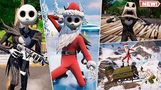 Fortnite JACK SKELLINGTON Skin GAMEPLAY! (Fortnitemares 2023)