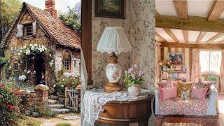  Small COUNTRYSIDE ENGLISH COUNTRY COTTAGE: Shabby chic Touches & Vintage Charm Decor Inspirations