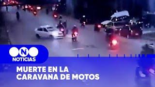 MUERTE en la CARAVANA de MOTOS - Telefe Noticias
