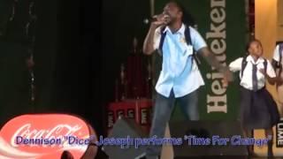 King Dice Performs 'Time for Change' at 2014 Calypso Finals