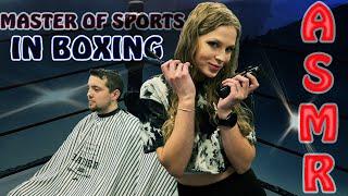 Classic haircut for a MASTER of sports in BOXING (ASMR). Poland - Krakow️