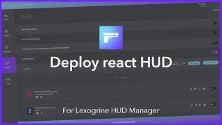 How to deploy react hud for Lexogrine HUD Manager