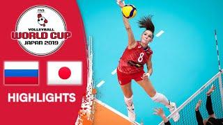 RUSSIA vs. JAPAN - Highlights | Women's Volleyball World Cup 2019