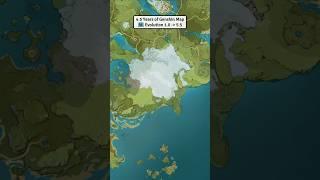 4 Year History of Genshin Map 1.0 to 5.5