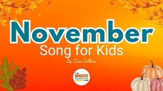 November Song for Kids - Month of the Year Song