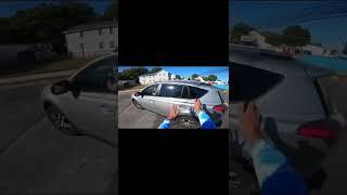 Skater crash into a car part 1 #shorts #crash #skate #car