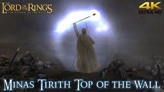 Lord of the Rings Return of the King 'Minas Tirith - Top of the Wall' Walkthrough (4K)