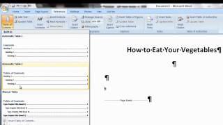 How to Create a Kindle E-Book Table of Contents in Word 2007 | Make a Clickable Linkable TOC