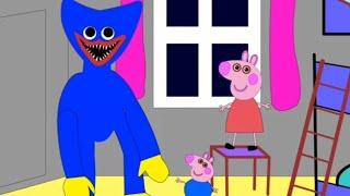 huggy wuggy & peppa pig | PEPPA PIG PARODY CLUB