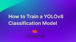 Yolov8 Image Classification on Custom Dataset | Integrated with Streamlit App