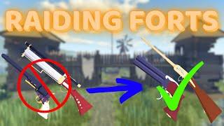 Raiding Forts BUT I Can't Use the Same Guns Twice! | The Wild West Roblox