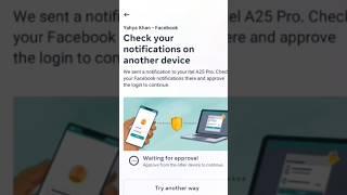 Check your notifications on another devicefacebook 2023 new update