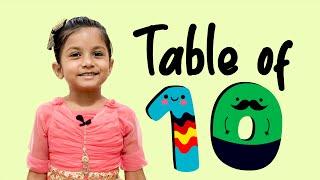 Table of Ten | Learn with Aafreen