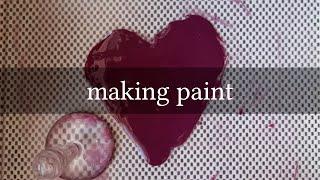 Making Paint - Handmade Watercolor