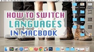 How To Switch Languages In Macbook || Easy Keyboard Shortcut OS X Yosemite